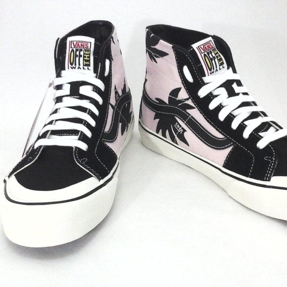 vans pink palm tree